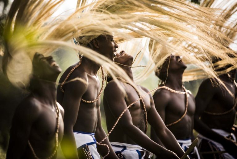 Traditional Dancers in Rwanda Bisate lodge